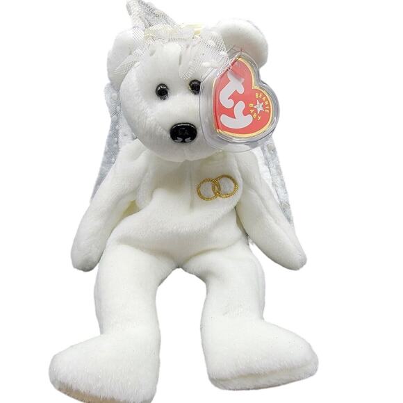 Ty Other - Ty Beanie Baby Mrs (Bear Wedding Bride 2001)